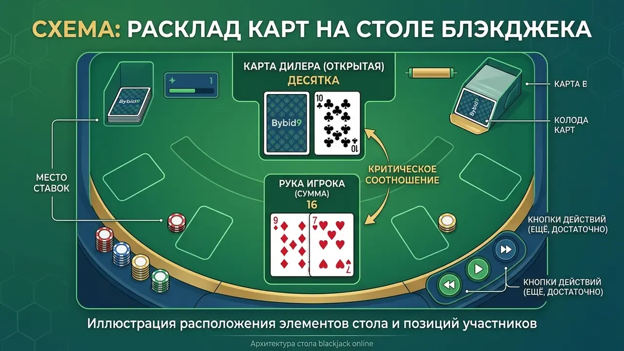 Архитектура стола blackjack online