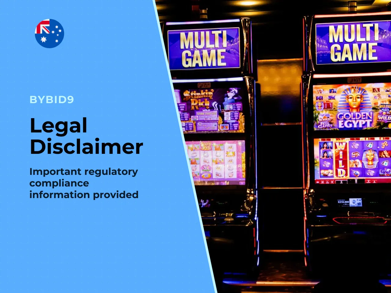 Legal notice online casinos are not