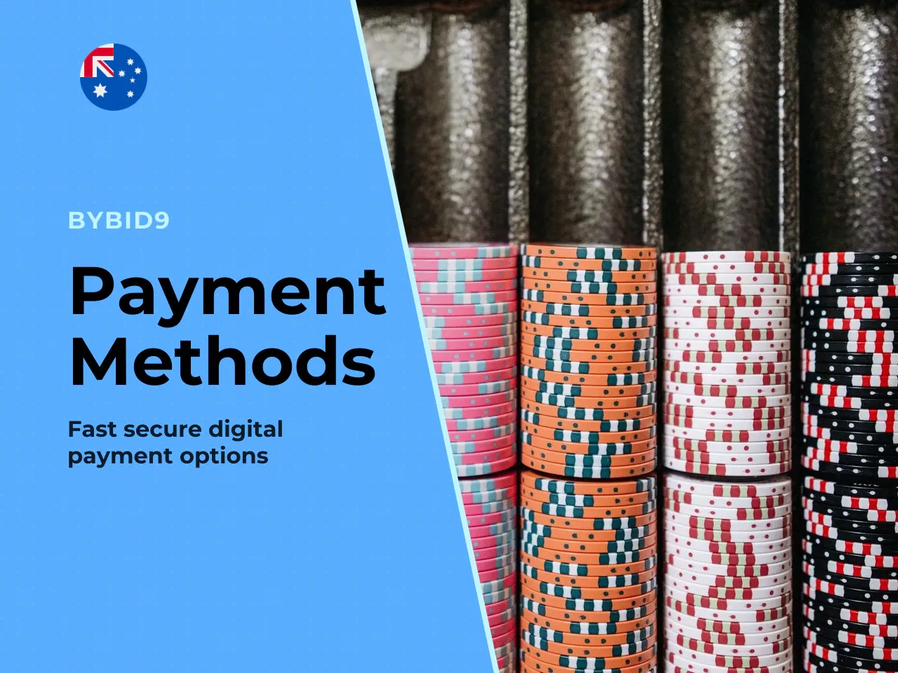 Bybid9 e wallets Google Pay, Apple