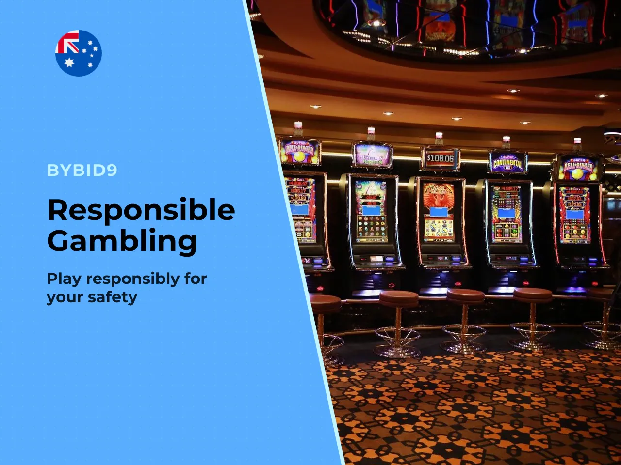 Responsible gambling disclaimer and age restrictions