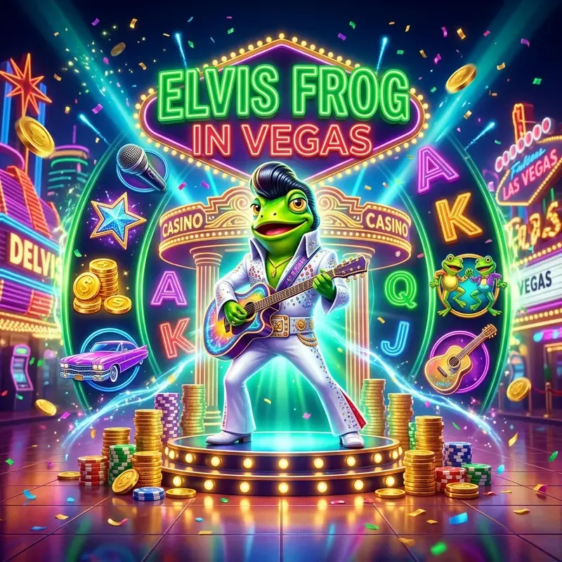 Elvis Frog in Vegas