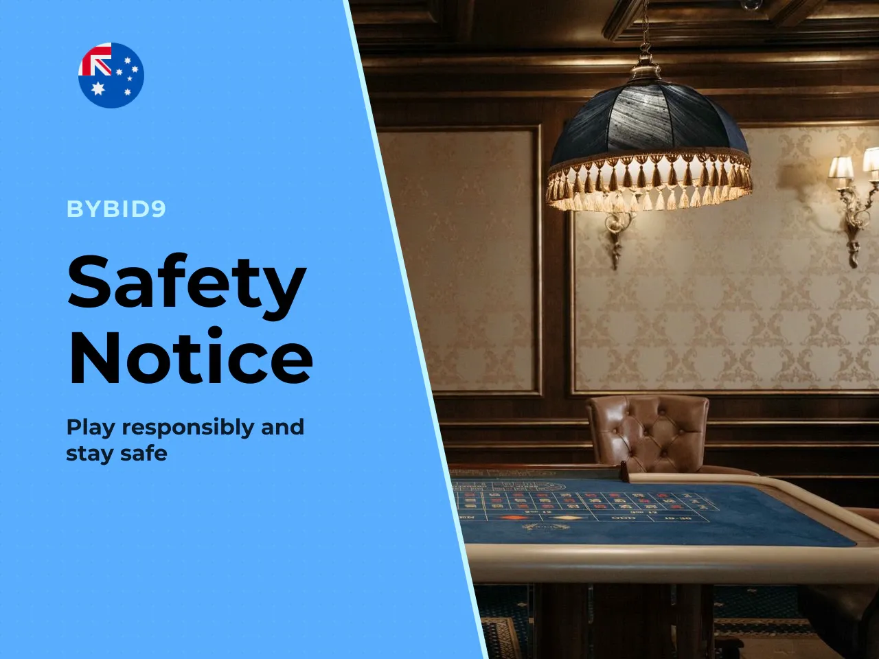 ALERT BOX Responsible gambling and age